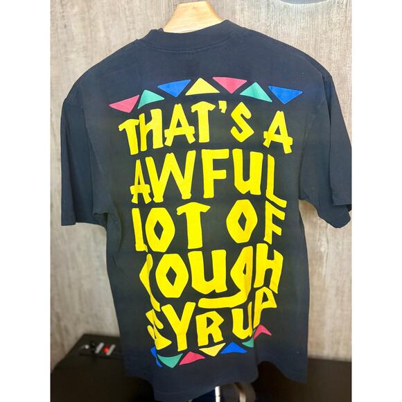 Awful Lot of Cough Syrup Other - NEW Sz. S - Awful Lot of Cough x Black Man Collab Tee (Blk/Multi)